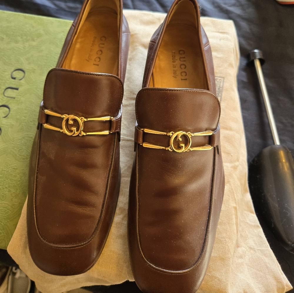 Gucci Interlocking G Loafers - image 1